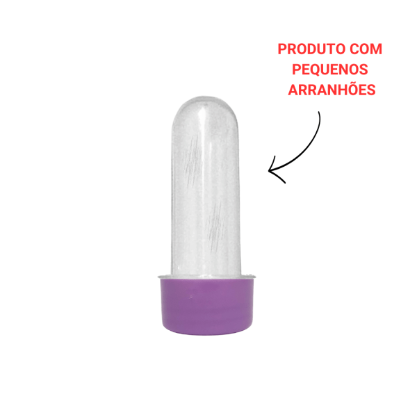 Tubete Pequeno 7,5cm Com Tampa Lilás